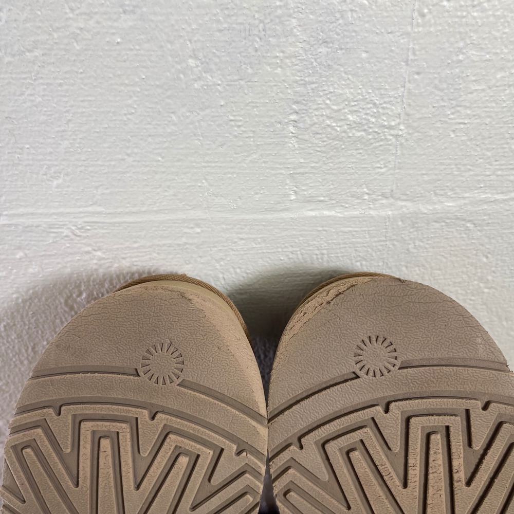 UGG Tazz II 1122553 Slippers Chestnut Suede Platform Slip On Women's Size 9 US - Picture 13 of 14